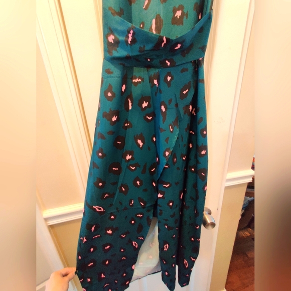 Strappy Summer Dress, Ankle length, Belted. - Picture 1 of 9